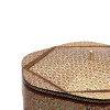 شکلات خوری (جاشکلاتی) خاتم کاری تک درب طرح گلی