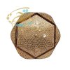 شکلات خوری (جاشکلاتی) خاتم کاری تک درب طرح گلی