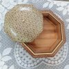 شکلات خوری (جاشکلاتی) خاتم کاری هشت گوش پره وارو