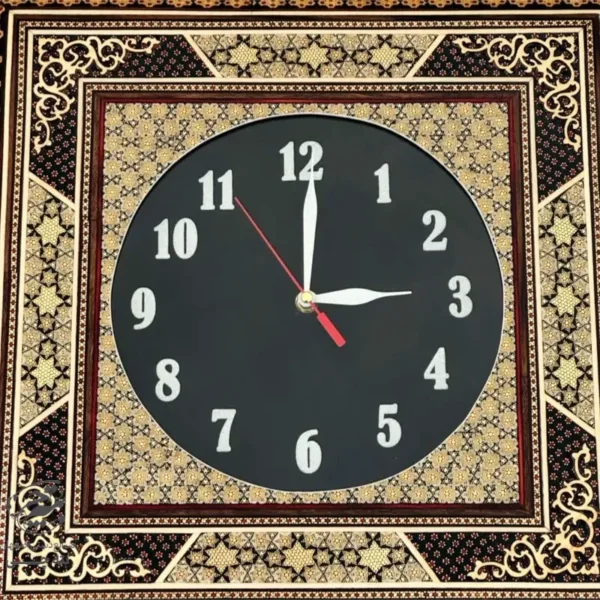 ساعت خاتم کاری چهارگوش مدل توپی