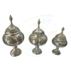 گز خوری قلمزنی مدل بزم و چهره(شکلات خوری پایه دار)