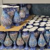 گلدان میناکاری شده 20 سانتی لوکس