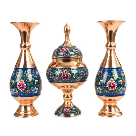 ست کادویی صنایع دستی مس و پرداز