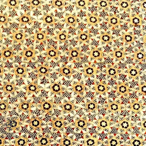 جعبه دستمال کاغذی و سطل خاتم کاری مدل پره وارو