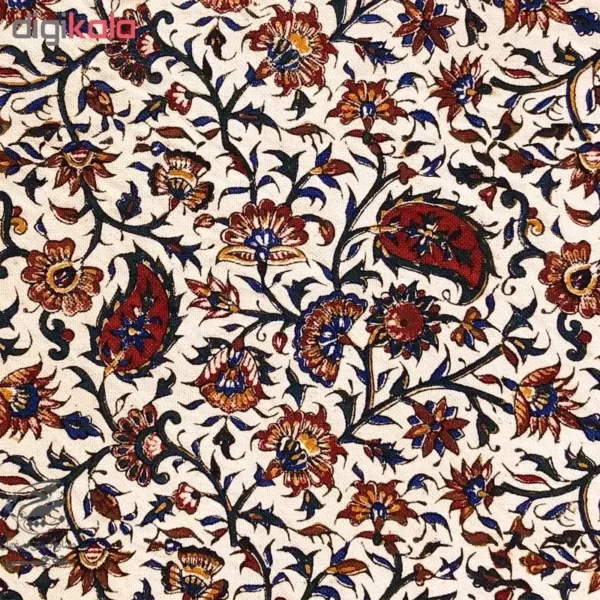 رومیزی قلمکار ممتاز طرح گل ریز سری