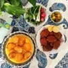 سفره ورومیزی قلمکاری یک متری