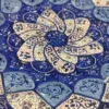 قاب پی وی سی شیشه ای بشقاب میناکاری مسی 12 سانتی