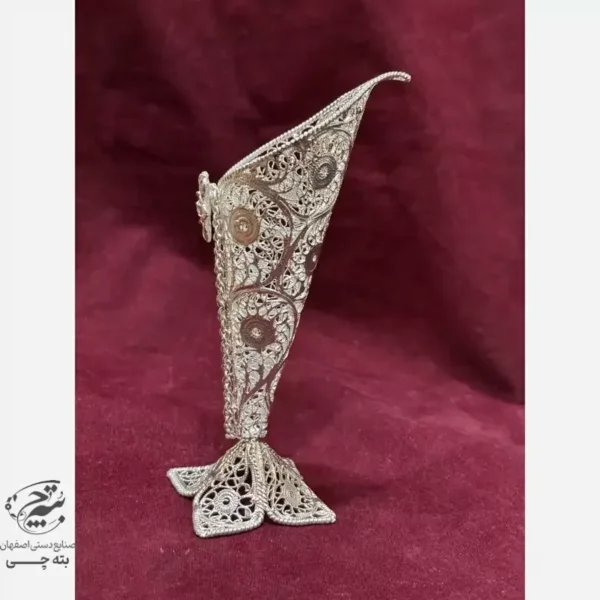 گلدان ملیله کاری قلمی کوچک