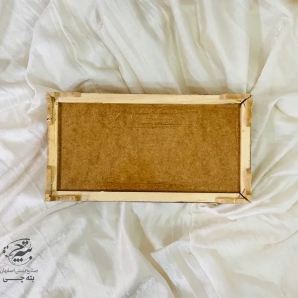 جعبه دستمال کاغذی خاتم کاری تذهیب