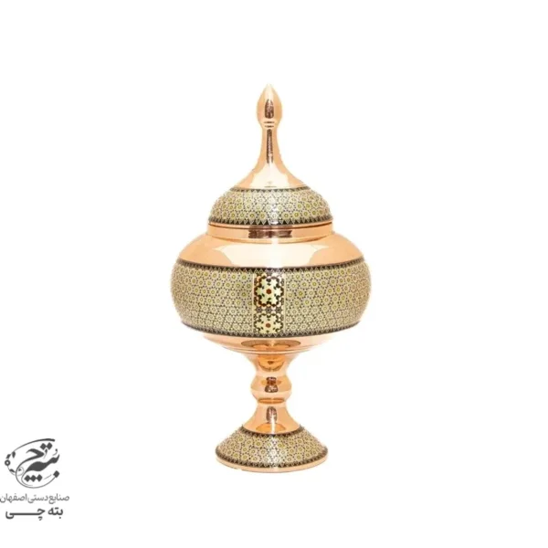 ست گلدان20 و شکلات خوری خاتم کاری