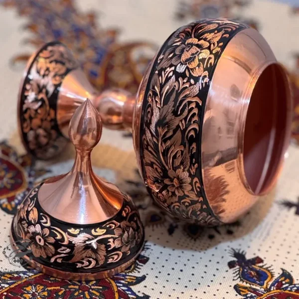 شکلات خوری مسی الماس تراش 30