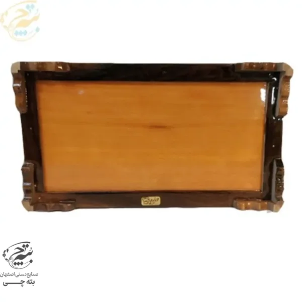 جعبه دستمال کاغذی خاتم کاری مدل کلبه ای