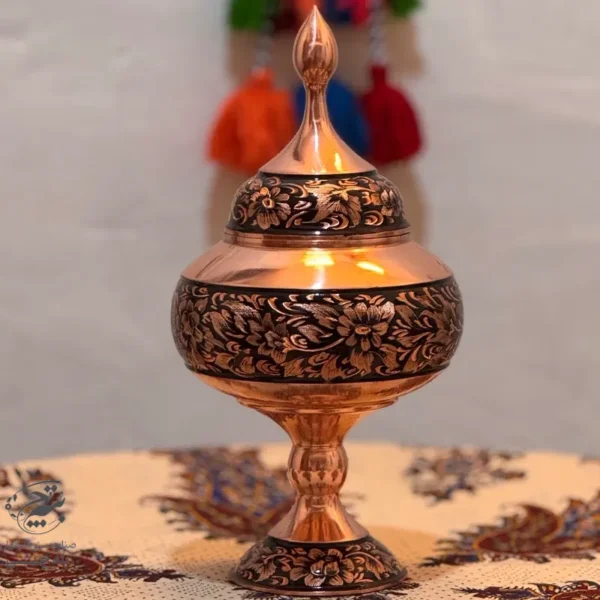 شکلات خوری مسی الماس تراش 30