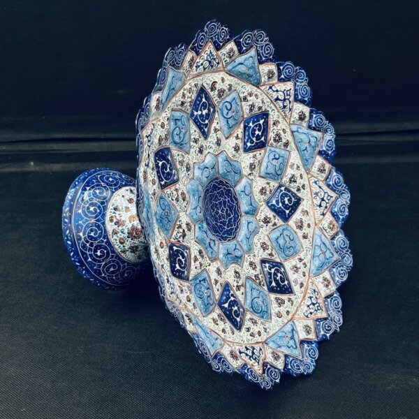 میوه خوری میناکاری 30سانتی (شیرینی خوری ، گزخوری )