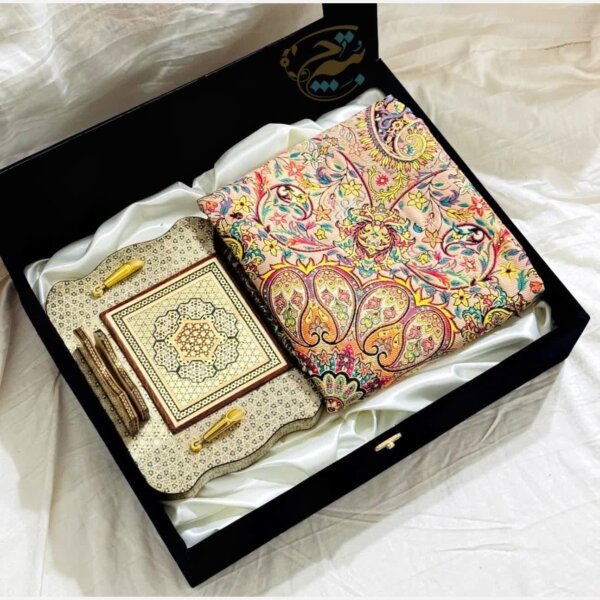 ست هدیه خاتم کاری ترمه و جاقلمی اعلا