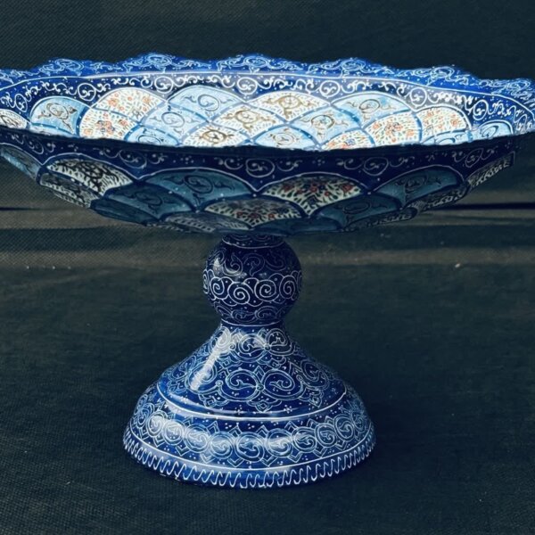 میوه خوری میناکاری 25سانتی (شیرینی خوری ، گزخوری )