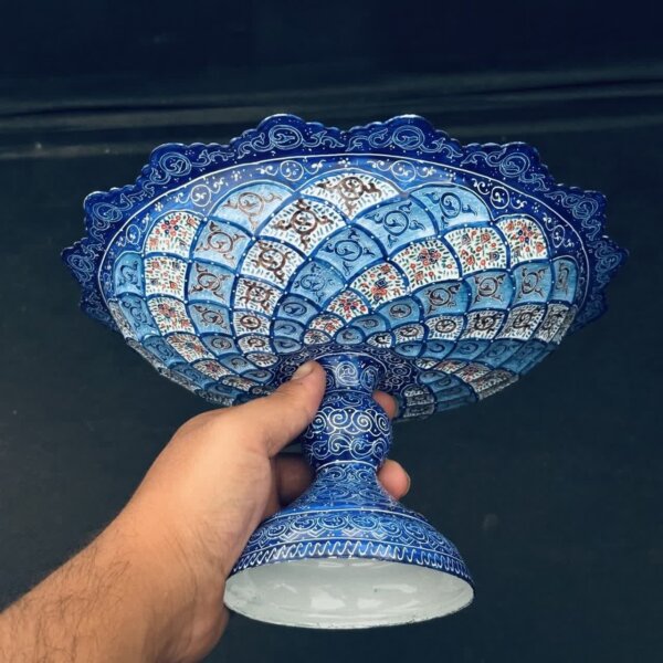 میوه خوری میناکاری 25سانتی (شیرینی خوری ، گزخوری )
