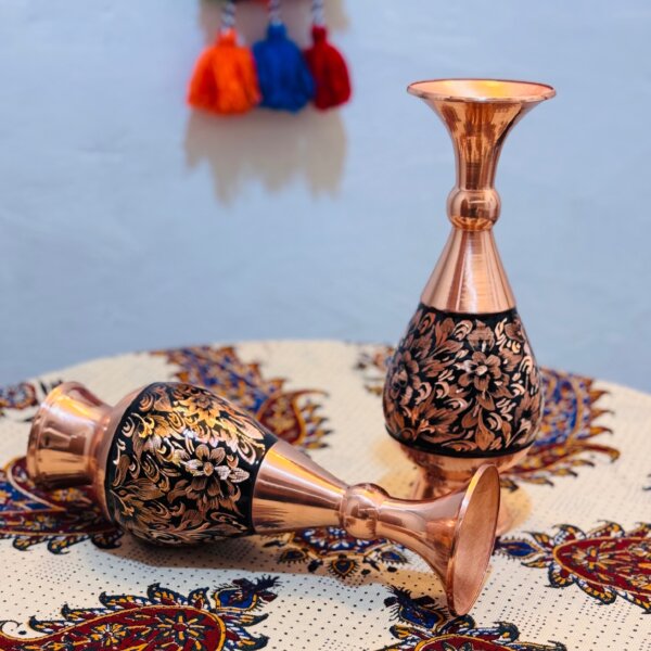 ست گلدان و شکلات خوری الماس تراش 25