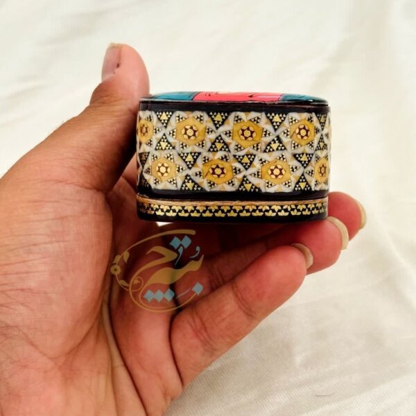 جعبه جاسکه ای خاتم کاری طرح رخ
