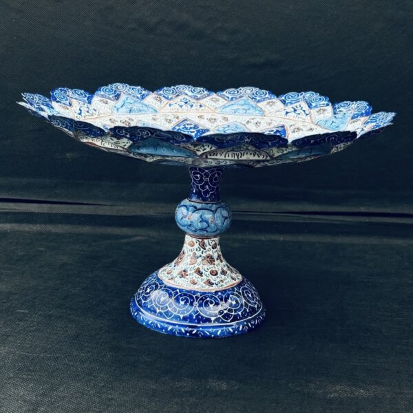 میوه خوری میناکاری 30سانتی (شیرینی خوری ، گزخوری )