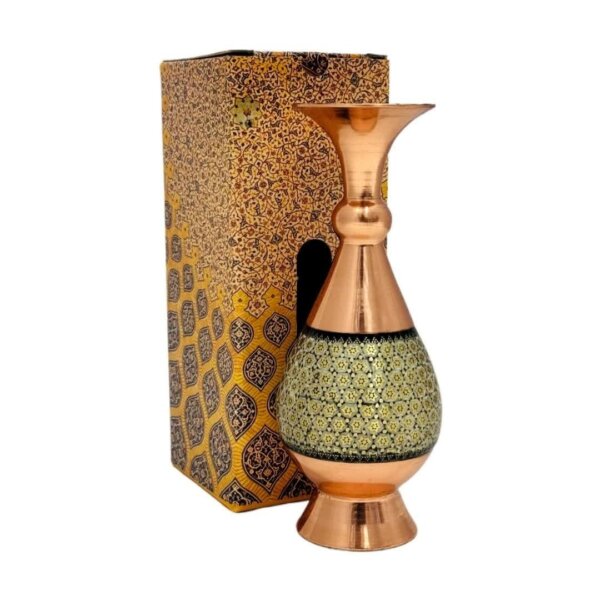 گلدان خاتم کاری سایز 20 با جعبه سنتی