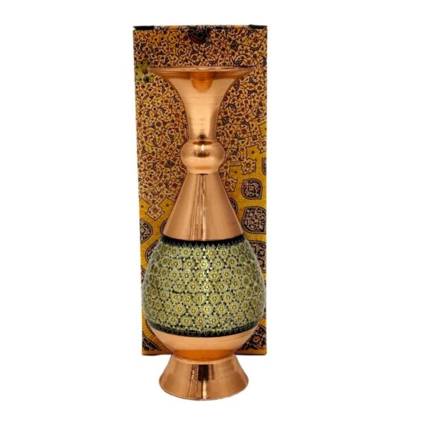 گلدان خاتم کاری سایز 20 با جعبه سنتی