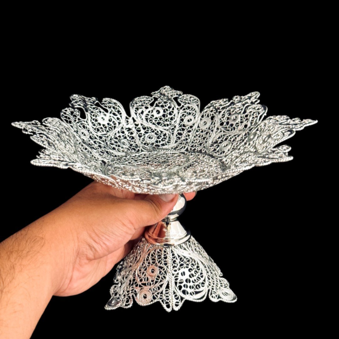 ظروف ملیله کاری شیرینی خوری سلطنتی