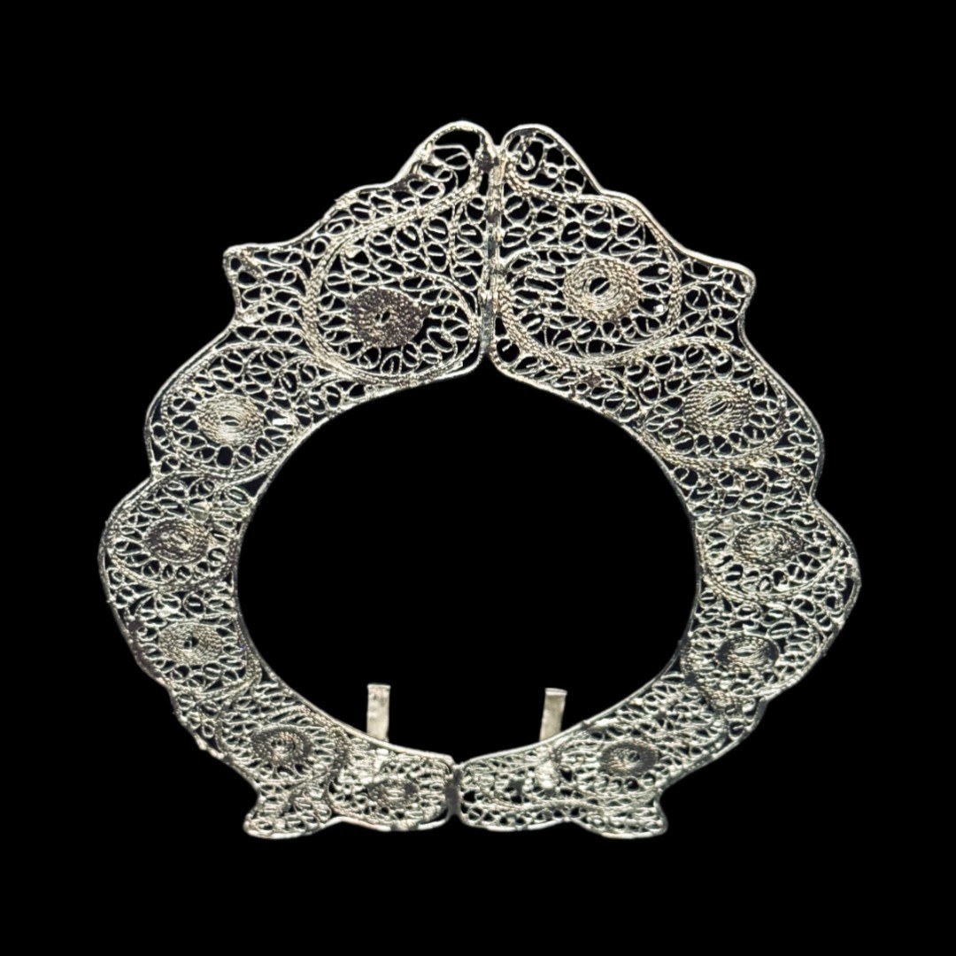 ظروف ملیله کاری قاب بیضی شماره دو