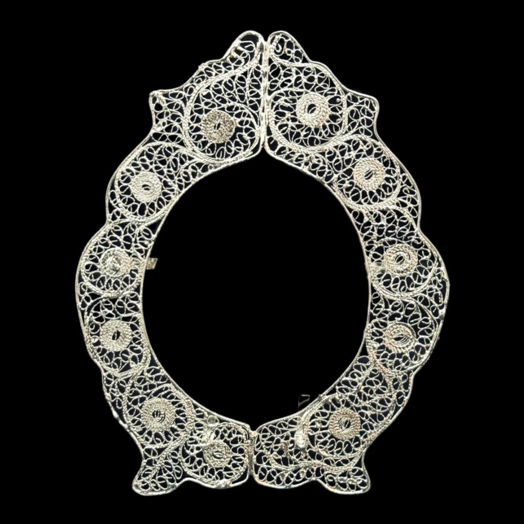 ظروف ملیله کاری قاب بیضی شماره دو