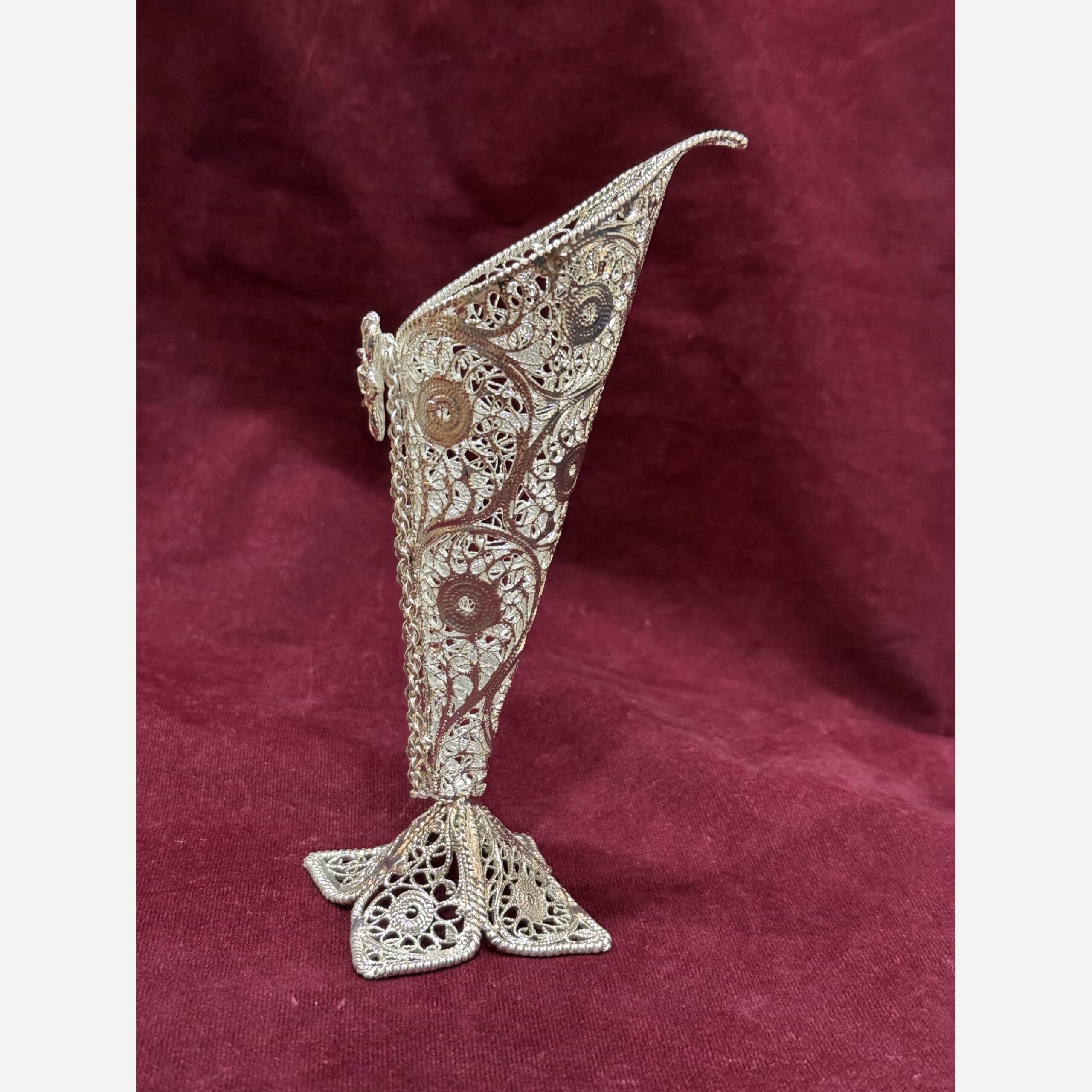 گلدان ملیله کاری جفتی کوچک