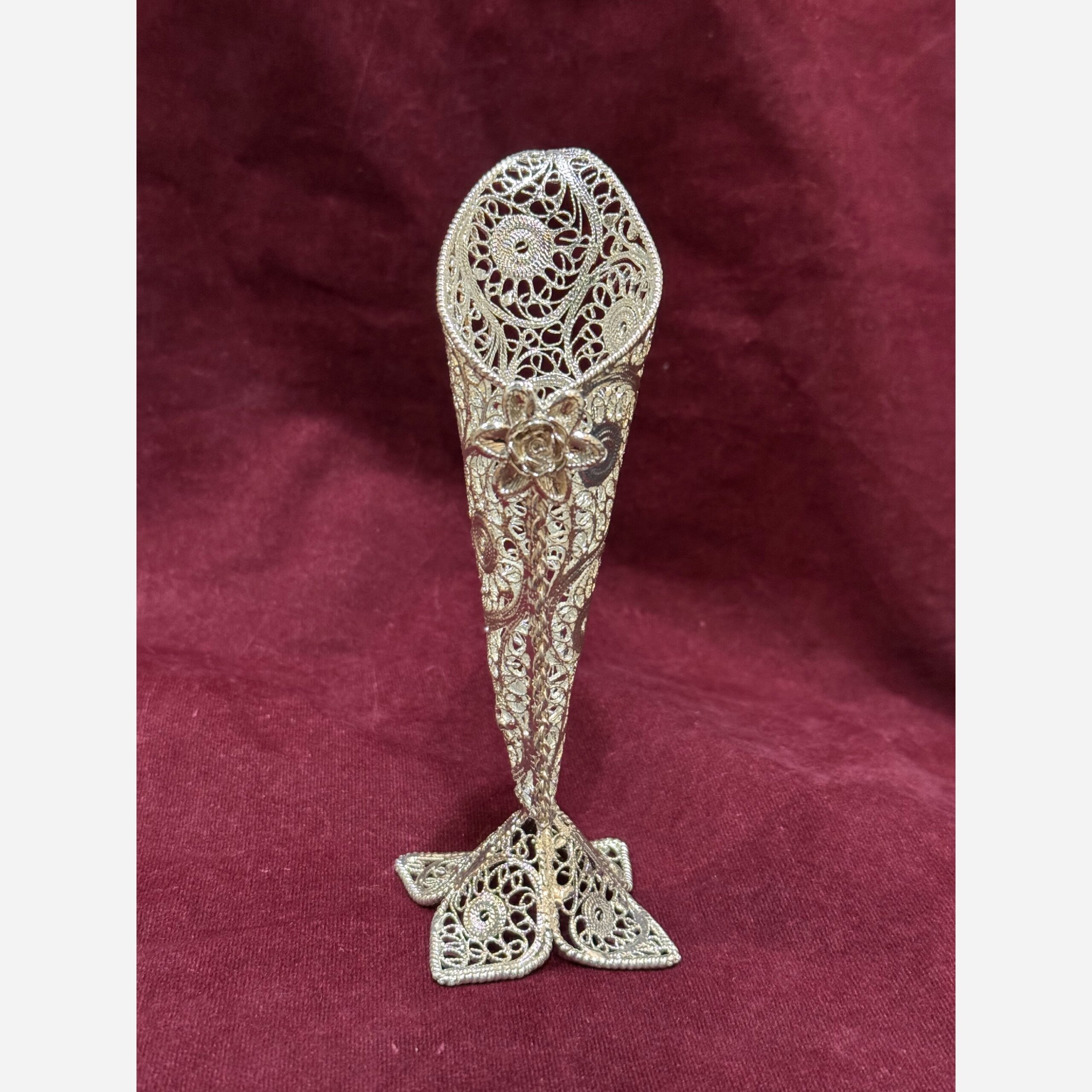 گلدان ملیله کاری جفتی کوچک