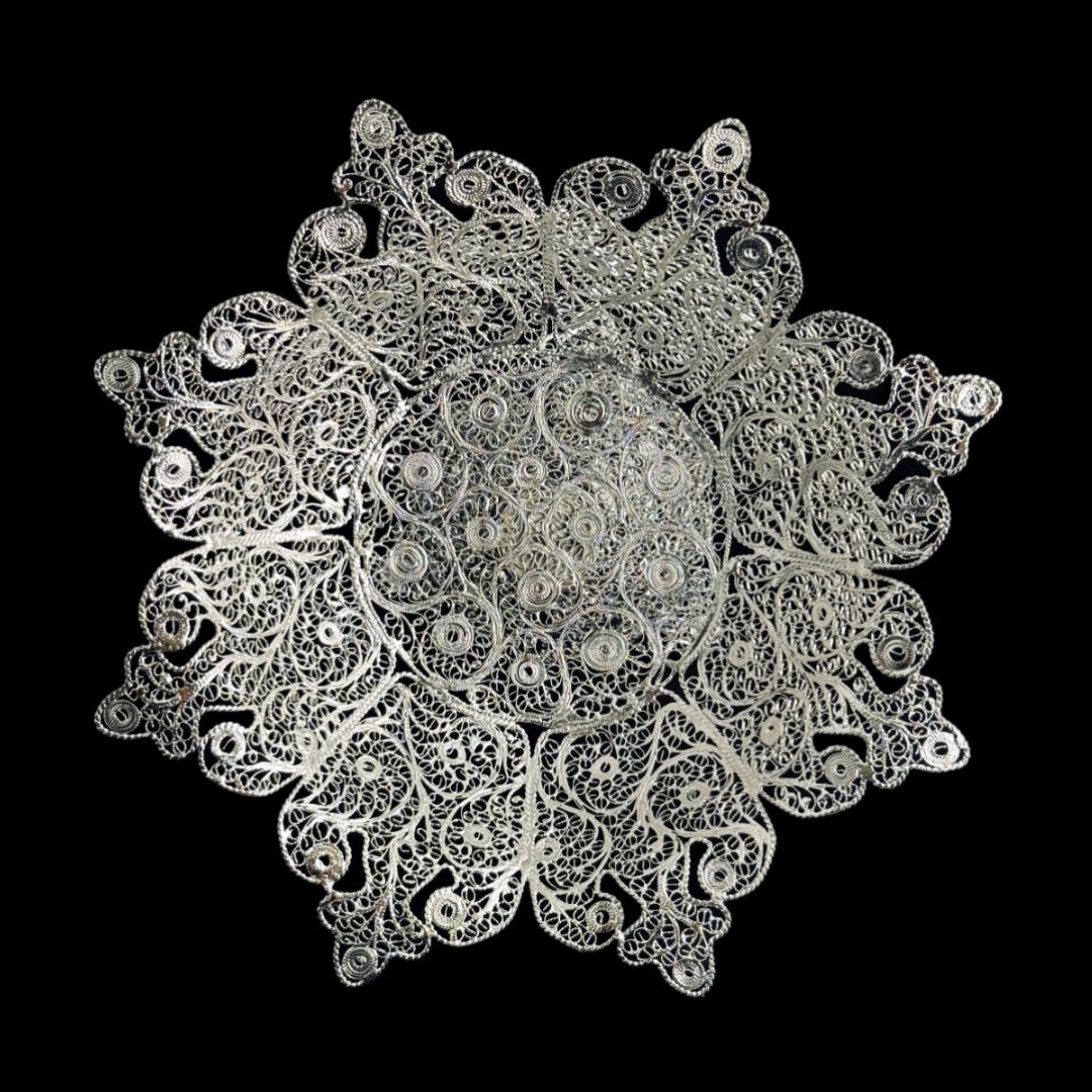 ظروف ملیله کاری شیرینی خوری سلطنتی