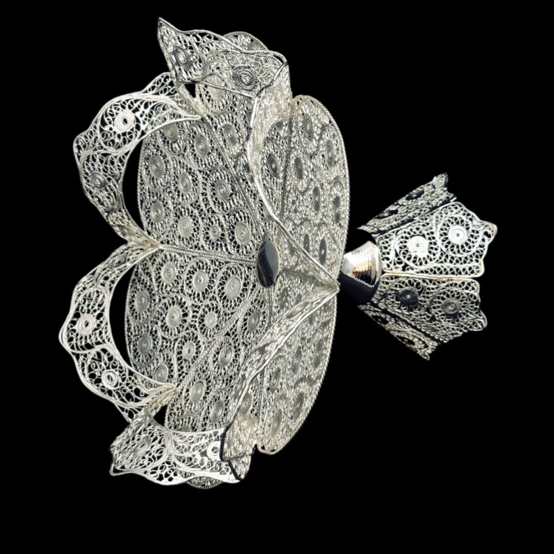 ظروف ملیله کاری شیرینی خوری لبه جدا