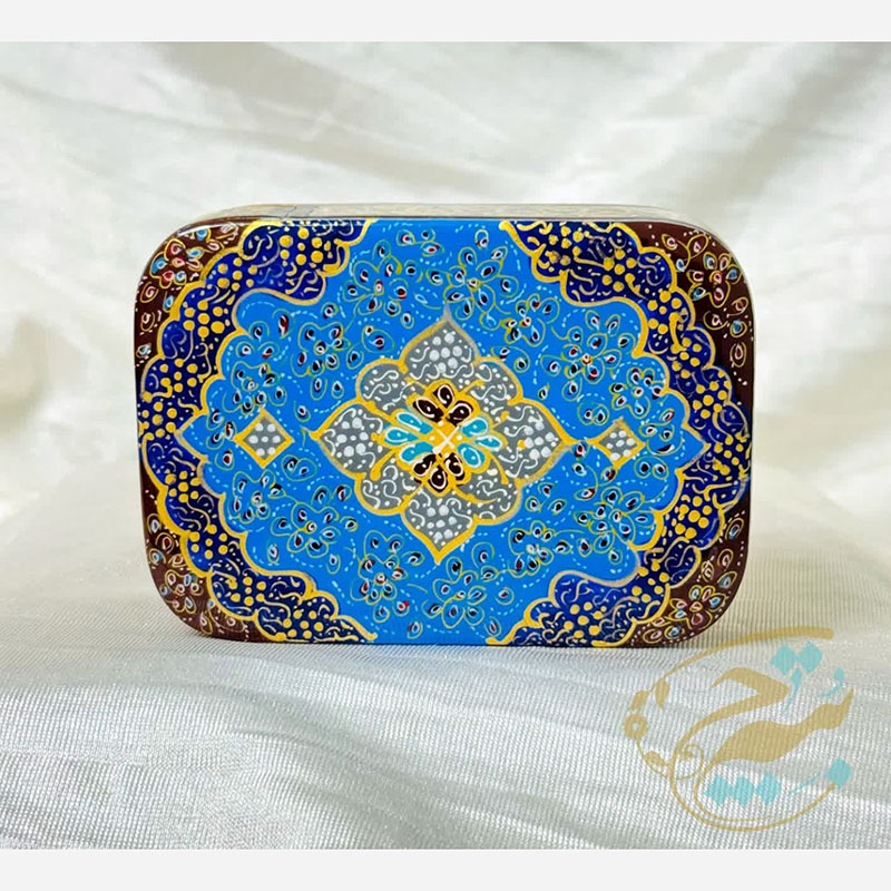 جعبه خاتم کاری کشویی اسلیمی