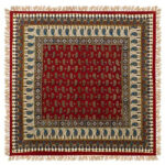 رومیزی قلمکار طرح زرشکی اعلا سایز یک متری - Image 5