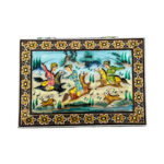 جعبه خاتم کاری استخونی مدل چوگان  10در14 - Image 2