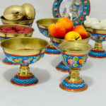 ست هفت سین میناکاری مدل گلدونی - Image 9