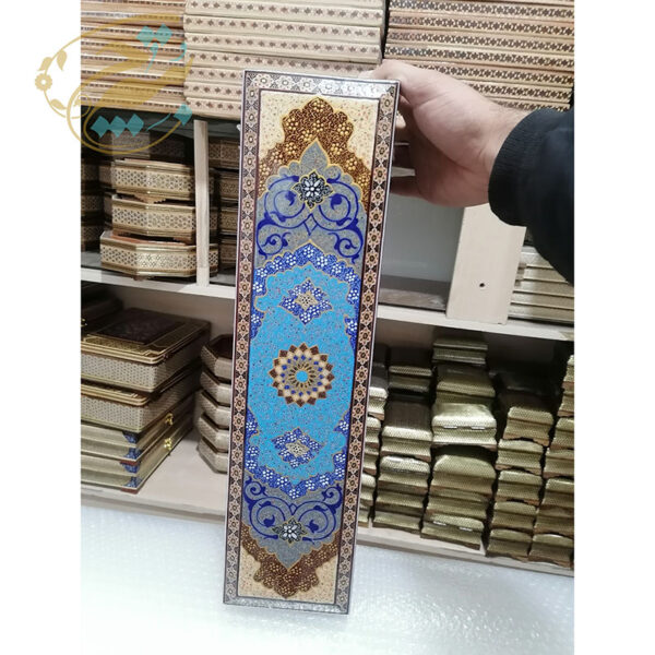 جعبه خاتم کاری مستطیلی  بزرگ - Image 5