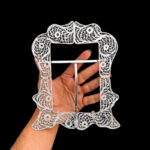 قاب عکس ملیله کاری مستطیل شماره دو - Image 3