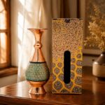گلدان خاتم کاری سایز 20 با جعبه سنتی