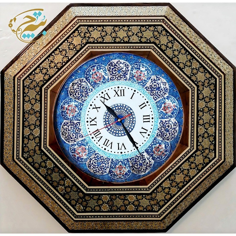 27lfaTWMKjfq3BoV8u7GbALUWabf1JC2X0o4qH2GxBN5TYXIch.jpg ساعت خاتم کاری هشت گوش ستاره قطبی با صفحه میناکاری - Image 1