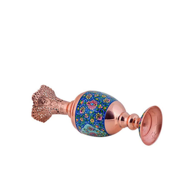 گلدان سنبلدان مس و پرداز  ارتفاع 35 - Image 2