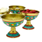 ست هفت سین میناکاری طرح برجسته سبز فیروزه ای - Image 9