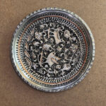 دیوارکوب قلمزنی مسی 20 سانتی