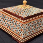 شکلات خوری خاتم کاری هرمی کوچک - Image 4