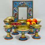 ست هفت سین میناکاری مدل شقایق - Image 11
