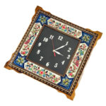 ساعت خاتم کاری چهارگوش گل و بلبل - Image 8