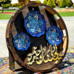 تابلو بشقاب میناکاری سری سه تایی دایره - Image 4