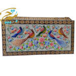 جعبه خاتم کاری 11در21 گل و مرغ - Image 4