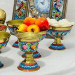 ست هفت سین میناکاری مدل شقایق - Image 9